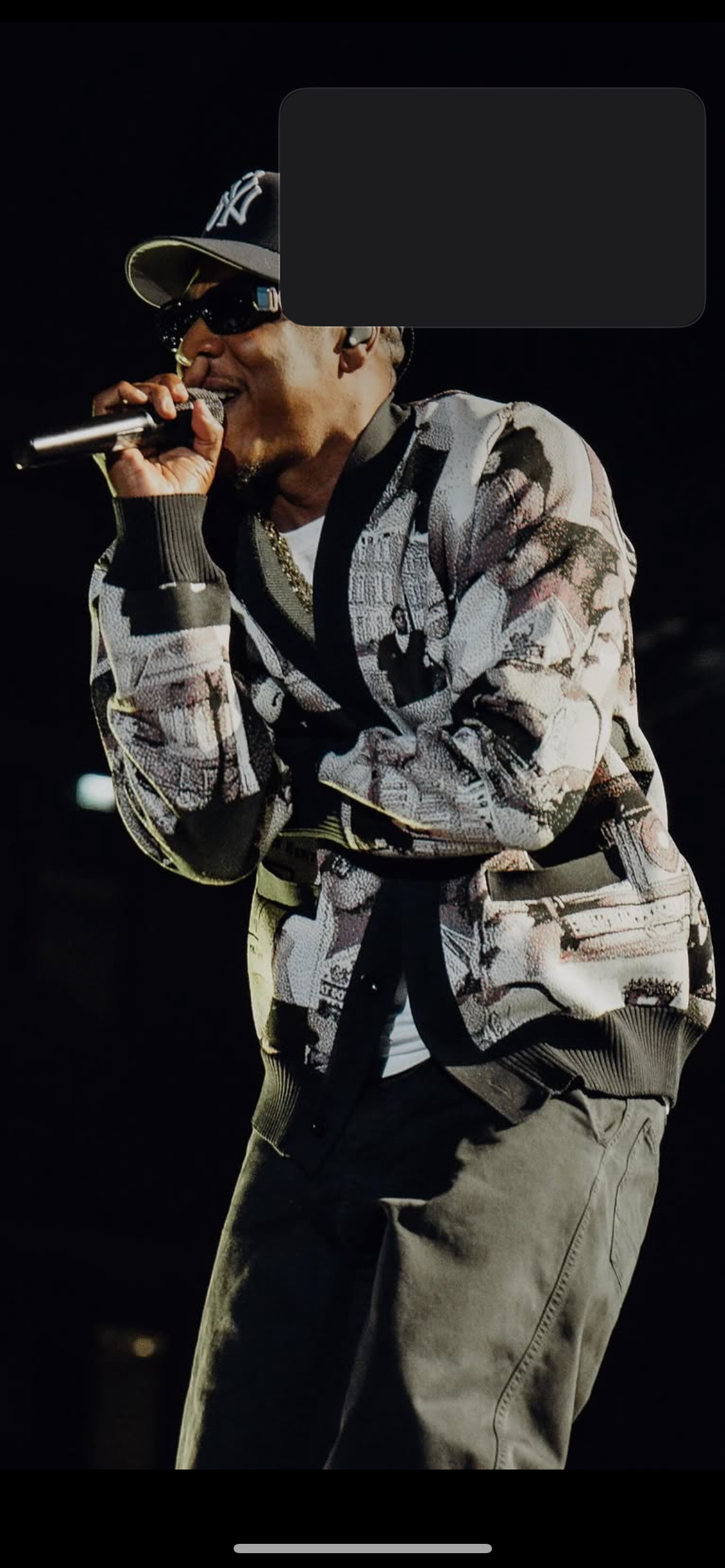 June Ambrose and JAY-Z at Tottenham Hotspur Stadium in London