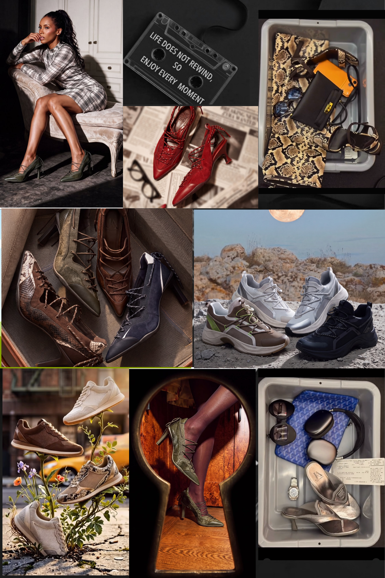STYLE-LETICS footwear designed by June Ambrose for Naturalizer, photos courtesy of June Ambrose Instagram and Naturalizer.com